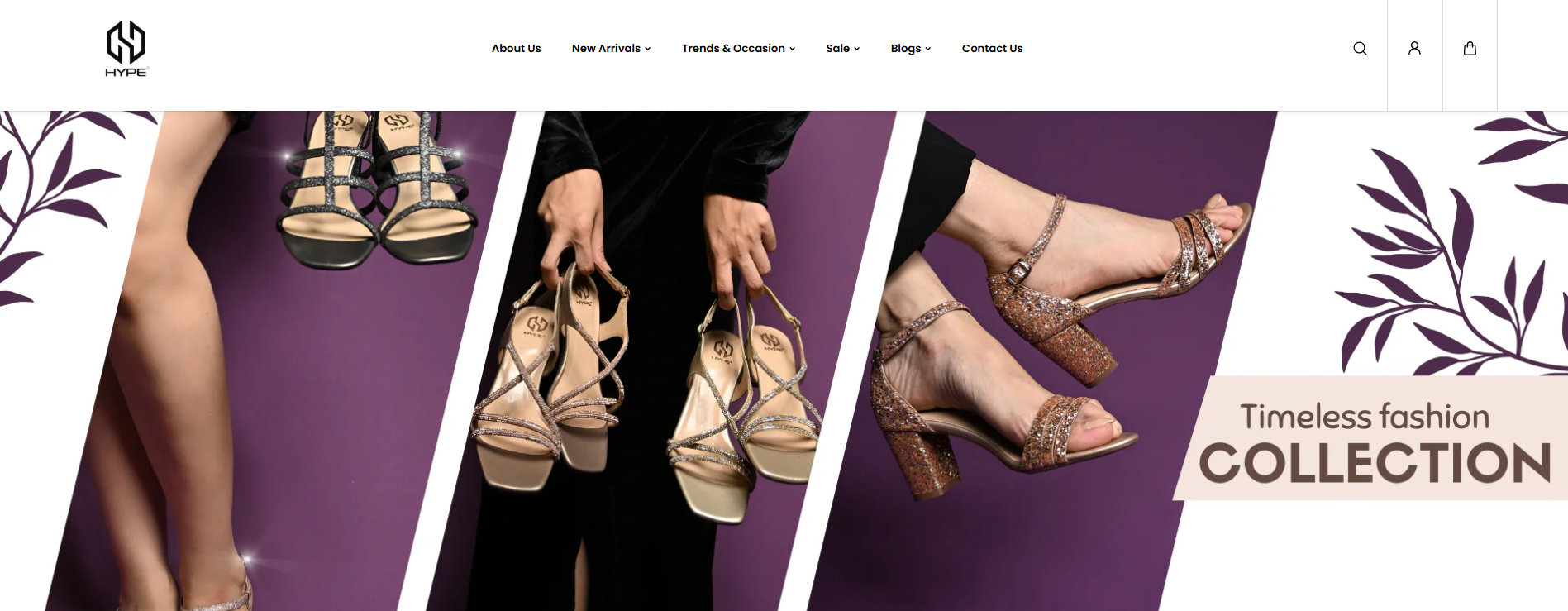 Hype Shoes Web Interface